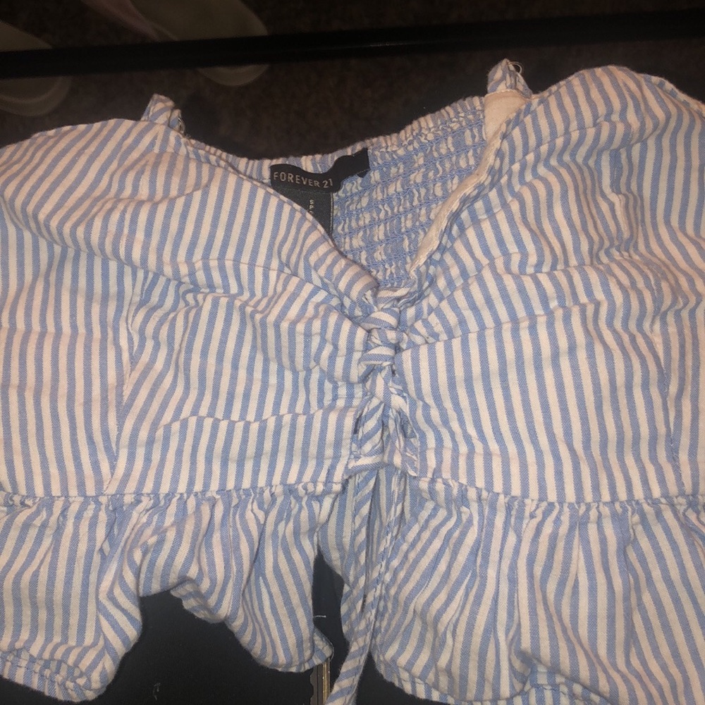 Stripe crop top